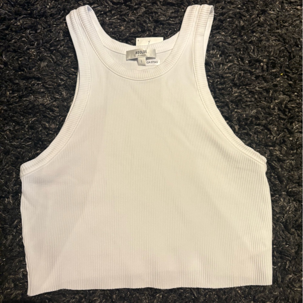 agolde tank white size large
